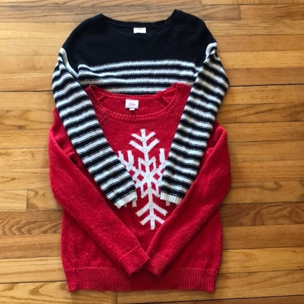 🌺BUNDLE OF (2) JUSTICE SWEATERS SIZE 12 🌺‎